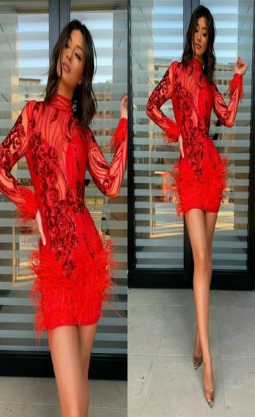 red cocktail dresses high neck a line lace sequins evening dress long sleeve feather prom party formal occasion gowns7314629, Black
red cocktail dresses high neck a line lace sequins evening dress long sleeve feather prom party formal occasion gowns7314629, Black