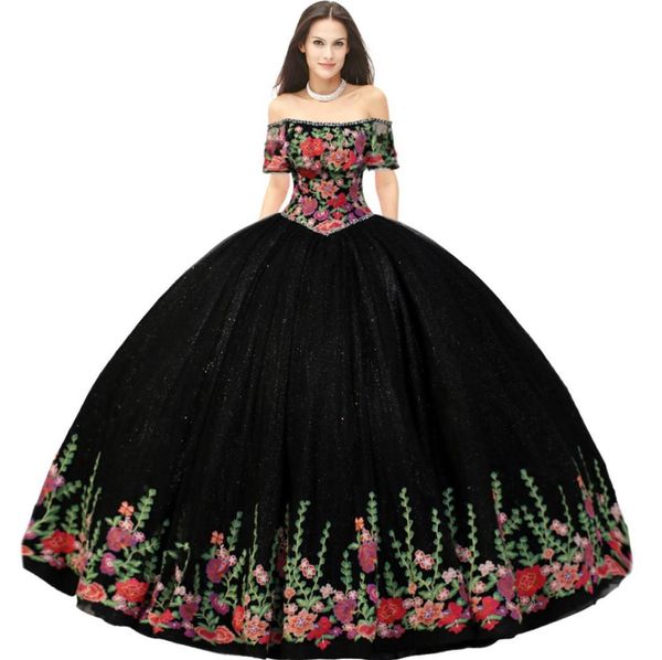 pretty off shoulder scalloped neck sparkle tulle quinceanera dress black colorful bohemia floral applique sweet 16 dress debutante3199093, Blue;red
pretty off shoulder scalloped neck sparkle tulle quinceanera dress black colorful bohemia floral applique sweet 16 dress debutante3199093, Blue;red