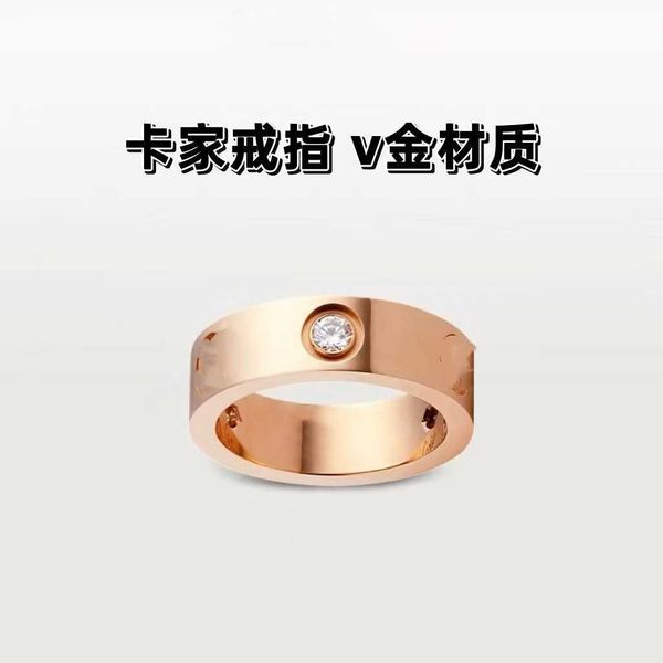 high-quality carti v-gold ring with gold plated 18k rose love classic for men and women, Silver
high-quality carti v-gold ring with gold plated 18k rose love classic for men and women, Silver