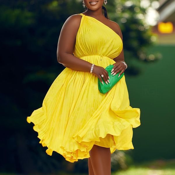 plus size dresses size elegant pretty dres ruffle one shoulder cloth lady casual ball gown 2023 summer evening party mini dress 230627, Black
plus size dresses size elegant pretty dres ruffle one shoulder cloth lady casual ball gown 2023 summer evening party mini dress 230627, Black
