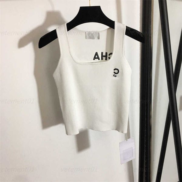 summer tank r women xiao xiang logo embroidered letters fashion sports knit undershirt clothing designers womens, White
summer tank r women xiao xiang logo embroidered letters fashion sports knit undershirt clothing designers womens, White