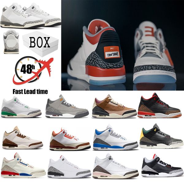 with box 3 basketball shoes men women 3s sneakers hide n' sneak (gs) wizards dark iris cardinal fire red unc lucky pine green racer blu
with box 3 basketball shoes men women 3s sneakers hide n' sneak (gs) wizards dark iris cardinal fire red unc lucky pine green racer blu