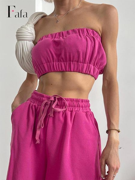 two piece dress women 2 sets summer tube and high waist sportswear shorts suits female streetwear athleisure outfits 230627, White
two piece dress women 2 sets summer tube and high waist sportswear shorts suits female streetwear athleisure outfits 230627, White