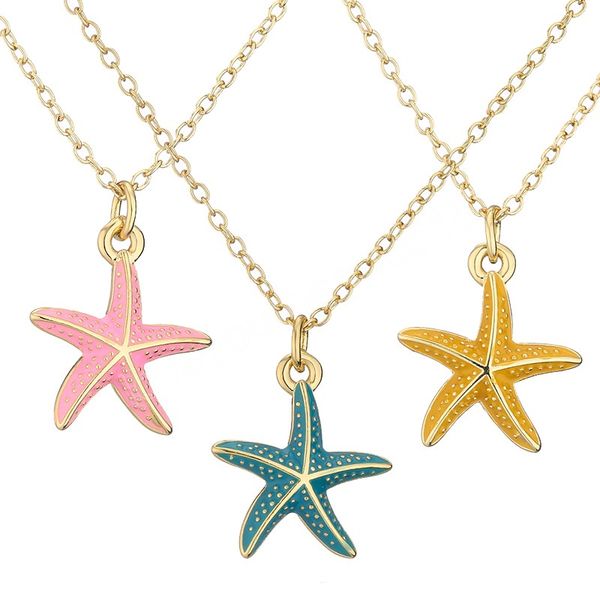 y2k gold color starfish pendant necklaces multicolor neon star charm choker for women girl summer jewelry party gifts, Silver
y2k gold color starfish pendant necklaces multicolor neon star charm choker for women girl summer jewelry party gifts, Silver