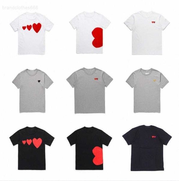 play mens t shirt designer cdg embroidery red heart commes des shirt casual women shirts badge quanlity tshirts cotton short sleeve summer, White;black
play mens t shirt designer cdg embroidery red heart commes des shirt casual women shirts badge quanlity tshirts cotton short sleeve summer, White;black