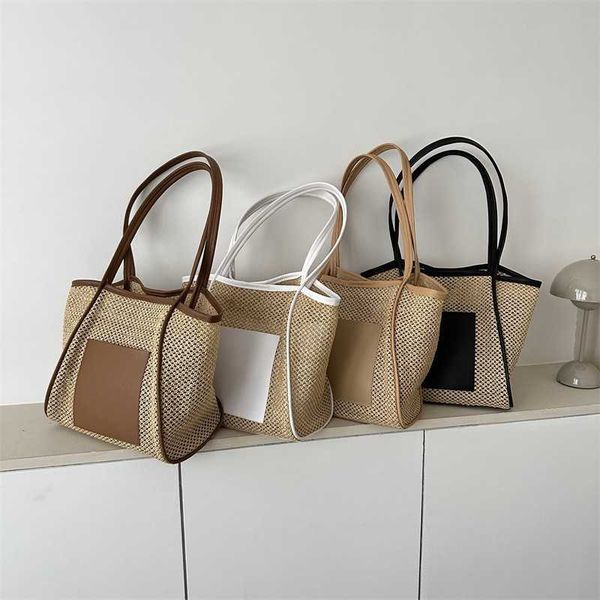 new high capacity grass woven tote women's bag shopping new cotton and hemp big bag simple travel shoulder bag
new high capacity grass woven tote women's bag shopping new cotton and hemp big bag simple travel shoulder bag