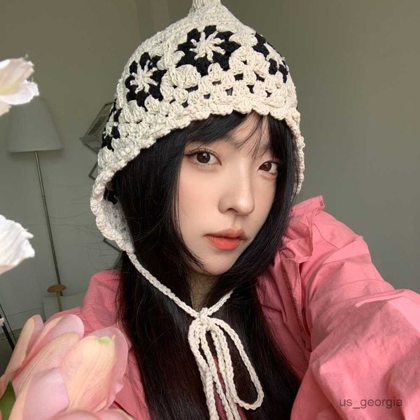 caps retro hollow flower crochet summer beanie hat women pendant knitted hat cute thin hand hook knit hat four season stacking hat r230628, Blue;gray
caps retro hollow flower crochet summer beanie hat women pendant knitted hat cute thin hand hook knit hat four season stacking hat r230628, Blue;gray