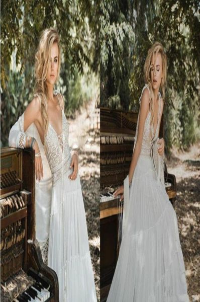 inbal raviv a line bohemian wedding dresses spaghetti lace chiffon v back elegant boho bridal dress beach style plus size wedding 5124330, White
inbal raviv a line bohemian wedding dresses spaghetti lace chiffon v back elegant boho bridal dress beach style plus size wedding 5124330, White