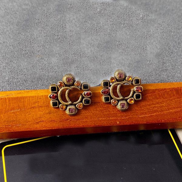 designer earring ggity brand stud earing luxury earring women retro hoop jewelry metal crystal charm women's gifts kj50, Golden
designer earring ggity brand stud earing luxury earring women retro hoop jewelry metal crystal charm women's gifts kj50, Golden