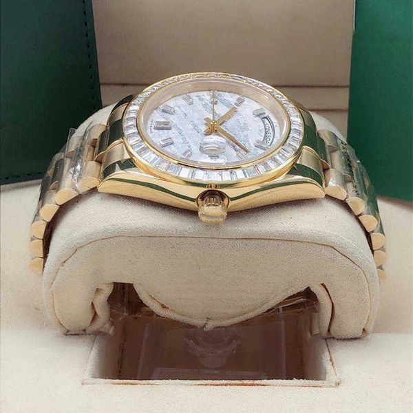 meteorite fashion men's surface automatic mechanical 41mm square diamond bezel folding buckle waterproof, Slivery;golden
meteorite fashion men's surface automatic mechanical 41mm square diamond bezel folding buckle waterproof, Slivery;golden