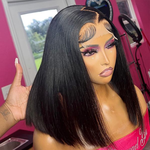 straight short bob wigs 13x4 lace frontal human hair wigs pre plucked brazilian remy bone wig for women 4x4 closure wigs, Black;brown
straight short bob wigs 13x4 lace frontal human hair wigs pre plucked brazilian remy bone wig for women 4x4 closure wigs, Black;brown
