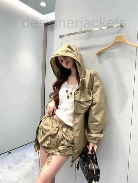 two piece dress designer european goods 2023 summer new nylon material hood decoration big pocket charge set 1e7q, White
two piece dress designer european goods 2023 summer new nylon material hood decoration big pocket charge set 1e7q, White