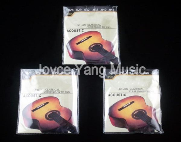 3 sets of new classical guitar strings clear nylon silver plated strings 1st6th strings 028043 9328246
3 sets of new classical guitar strings clear nylon silver plated strings 1st6th strings 028043 9328246