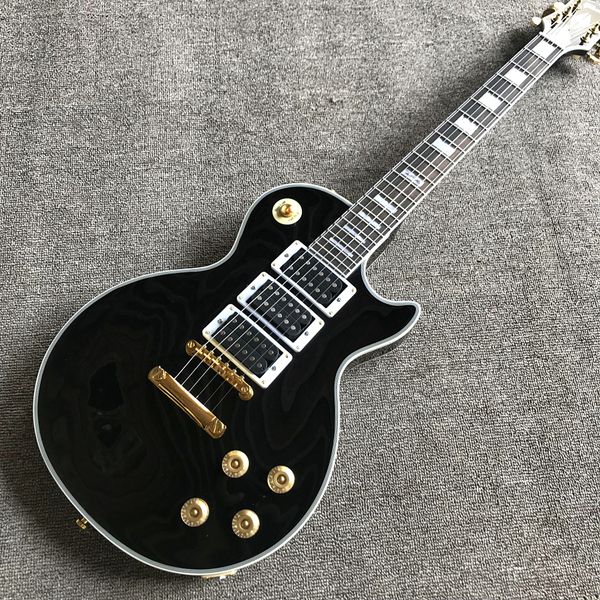 custom shop, caston black electric guitar, 3 piece pickup, rosewood fingerboard, gold hardware, ing
custom shop, caston black electric guitar, 3 piece pickup, rosewood fingerboard, gold hardware, ing
