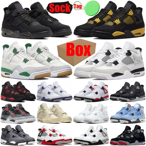 box jumpman with 4 4s basketball shoes for men women pine green thunder red cement seafoam military black cats canvas shoe bred midnight nav
box jumpman with 4 4s basketball shoes for men women pine green thunder red cement seafoam military black cats canvas shoe bred midnight nav
