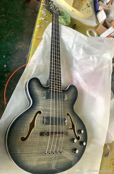 whole customized new 5string electric bass guitar semihollow body in coal burst 202003 personalized service new8581357
whole customized new 5string electric bass guitar semihollow body in coal burst 202003 personalized service new8581357