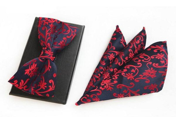 bow ties 2pcs elegant men jacquard striped paisley floral polka dot groom party hanky wedding handkerchief bowtie pocket square9911183, Black;gray
bow ties 2pcs elegant men jacquard striped paisley floral polka dot groom party hanky wedding handkerchief bowtie pocket square9911183, Black;gray