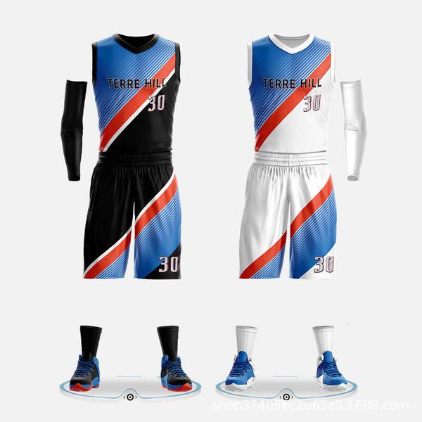 the same basketball uniform suit for male and female college students cuba jersey match training sports team uniform printing, Black;red
the same basketball uniform suit for male and female college students cuba jersey match training sports team uniform printing, Black;red
