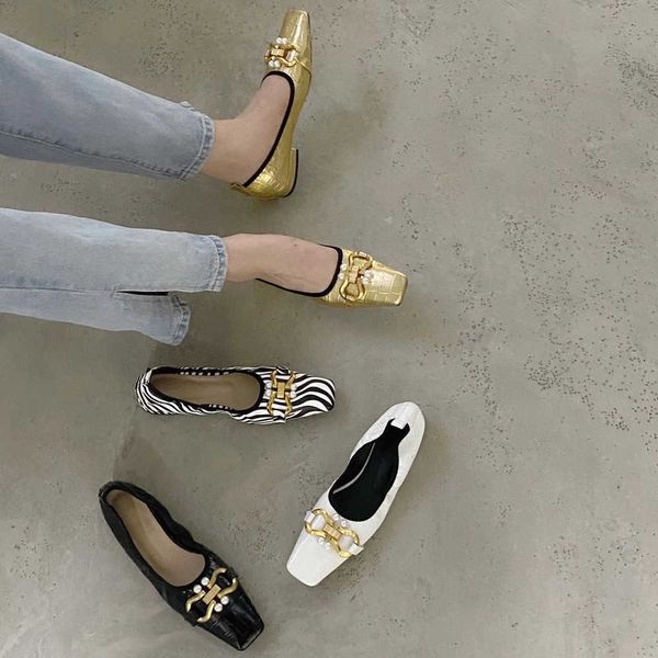 sandals new brand women flat shoes square toe vintag slip on ballerina shallow ballet loafer stone pattern mu 230511, Black
sandals new brand women flat shoes square toe vintag slip on ballerina shallow ballet loafer stone pattern mu 230511, Black