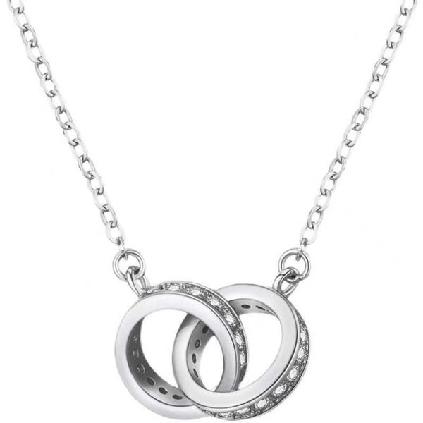 2023 luxury fashion necklace designer jewelry party 925 silver double rings diamond pendant rose gold necklaces for women fancy dress long c
2023 luxury fashion necklace designer jewelry party 925 silver double rings diamond pendant rose gold necklaces for women fancy dress long c