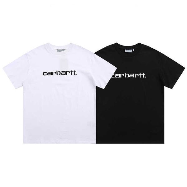 fashion men's and women's t-shirt tooling brand carhart new american street spring/summer classic series letter embroidery trend i, White;black
fashion men's and women's t-shirt tooling brand carhart new american street spring/summer classic series letter embroidery trend i, White;black