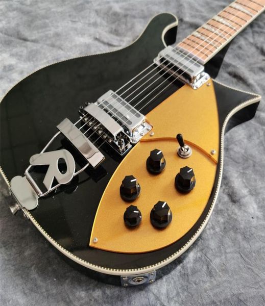 ken 620 660 6 strings black electric guitar checkerboard binding gold sparkle pickguard lacquer gloss fingerboard triangle inla8199844
ken 620 660 6 strings black electric guitar checkerboard binding gold sparkle pickguard lacquer gloss fingerboard triangle inla8199844