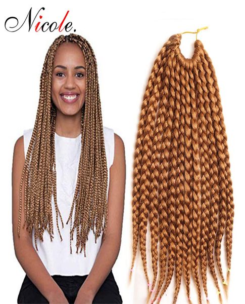 nicole 18 inch 24strandspack senegalese box braids crochet synthetic hair brown color kanekalon fieber crochet braids 3502249, Black
nicole 18 inch 24strandspack senegalese box braids crochet synthetic hair brown color kanekalon fieber crochet braids 3502249, Black