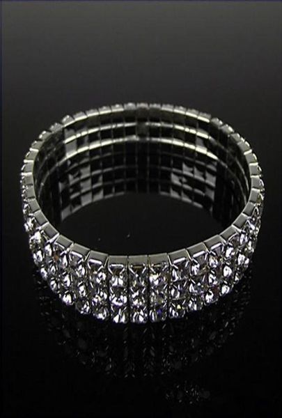 discount bridal bracelet 2019 bridal jewelry 3 row silver rhinestone bling bling crystal stretch bangle women party prom wedding a4977302, White
discount bridal bracelet 2019 bridal jewelry 3 row silver rhinestone bling bling crystal stretch bangle women party prom wedding a4977302, White