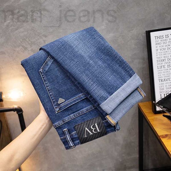 men's jeans designer new clothing european elastic slim fit underwater blue small straight sleeve seasonal denim long pants 9lc6
men's jeans designer new clothing european elastic slim fit underwater blue small straight sleeve seasonal denim long pants 9lc6