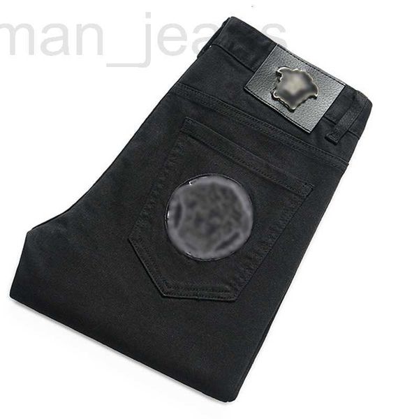 men's jeans designer brand black spring and summer thin jeans men's embroidery trend slim fit elastic small straight long pants 7u, Blue
men's jeans designer brand black spring and summer thin jeans men's embroidery trend slim fit elastic small straight long pants 7u, Blue