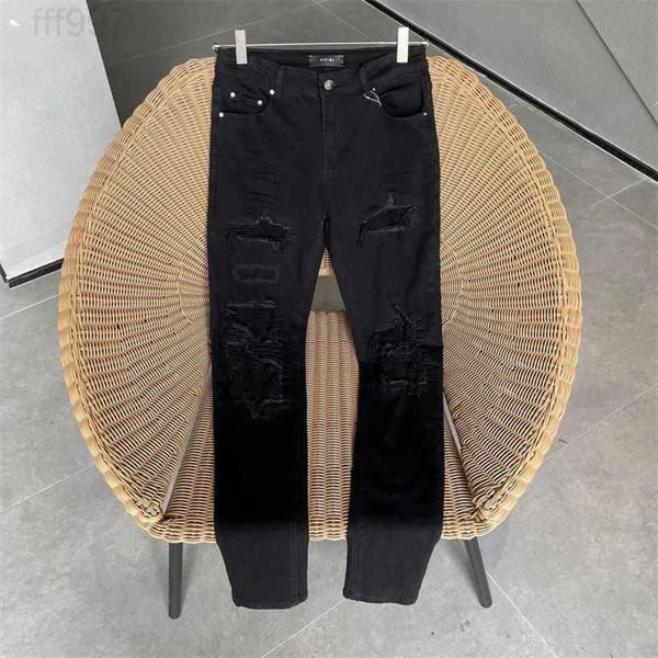 men's jeans amirs designer fashion pants cool stylish leisure ripped brand black men slim fit holes patched high street yfjp, Blue
men's jeans amirs designer fashion pants cool stylish leisure ripped brand black men slim fit holes patched high street yfjp, Blue
