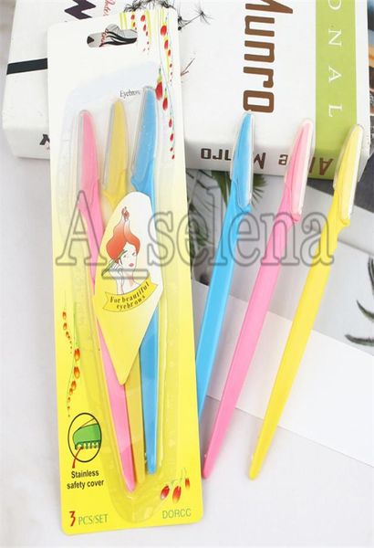 3pcsset stainless steel blade face eyebrow hair removal razor trimmer shaper shaver makeup tools new arrival dhl 9056982
3pcsset stainless steel blade face eyebrow hair removal razor trimmer shaper shaver makeup tools new arrival dhl 9056982