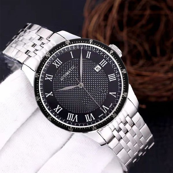 mens watch designer luxury automatic mechanical watches stainless steel strap casual business wristwatch, Slivery;brown
mens watch designer luxury automatic mechanical watches stainless steel strap casual business wristwatch, Slivery;brown