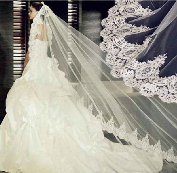 vintage new whole 3 meters veils wedding accessory lace applique tulle bridal veils white ivory one layer1325755, Black
vintage new whole 3 meters veils wedding accessory lace applique tulle bridal veils white ivory one layer1325755, Black