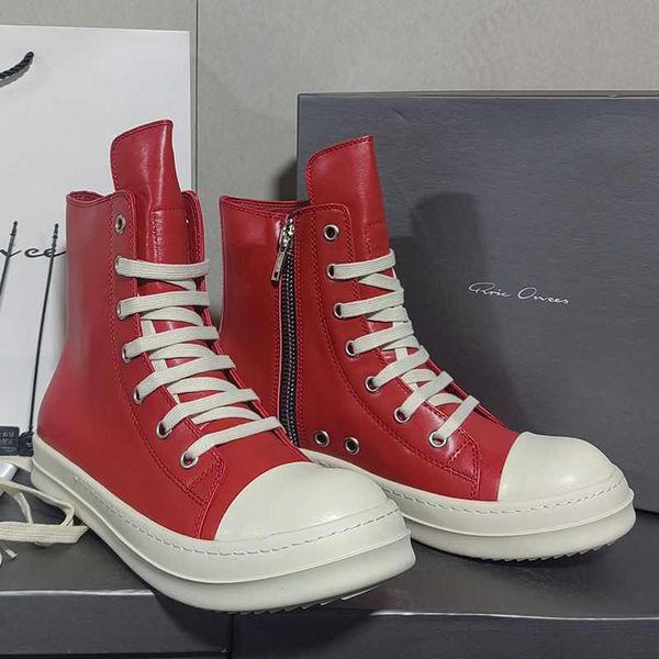 rick ro new spring and summer high cowhide rick women's board shoes red owens sheepskin lovers' shoes men's shoes, Black
rick ro new spring and summer high cowhide rick women's board shoes red owens sheepskin lovers' shoes men's shoes, Black