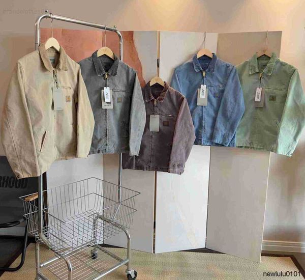 2023 men's jackets work clothes fashion brand carhart canvas washable wax dyed detroit jacket coat american style workwear label loose, Black;brown
2023 men's jackets work clothes fashion brand carhart canvas washable wax dyed detroit jacket coat american style workwear label loose, Black;brown