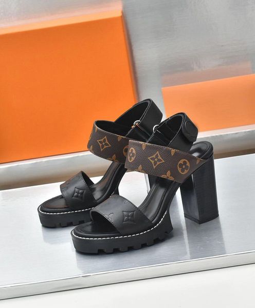 brand new womens chunky high heel 9.5cm sandals shoes casual walk genuine leather shoes size 35-42, Black
brand new womens chunky high heel 9.5cm sandals shoes casual walk genuine leather shoes size 35-42, Black