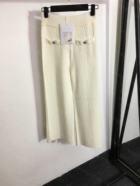 23ss womens pants womens designer clothing front piece fake pocket high-waisted wool knitted wide-leg pants women clothing, Black;white
23ss womens pants womens designer clothing front piece fake pocket high-waisted wool knitted wide-leg pants women clothing, Black;white