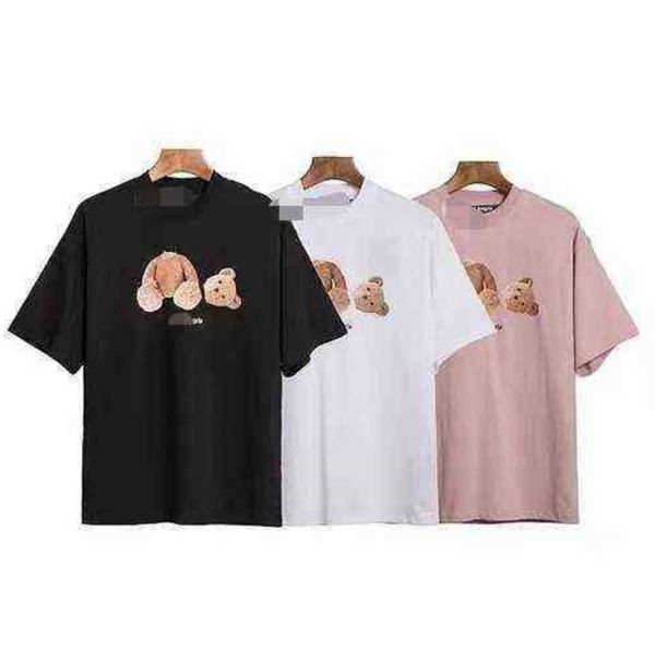 correct t-shirt palmangel beheaded bear high collar street round neck casual style absorbent and breathable, White;black
correct t-shirt palmangel beheaded bear high collar street round neck casual style absorbent and breathable, White;black
