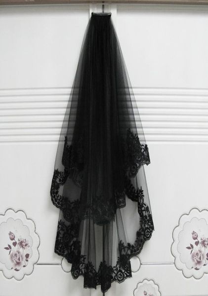 short wedding veils halloween decoration black with comb two layer lace appliques hair accessory mariage bride veils 65cm85cm 2013178138
short wedding veils halloween decoration black with comb two layer lace appliques hair accessory mariage bride veils 65cm85cm 2013178138