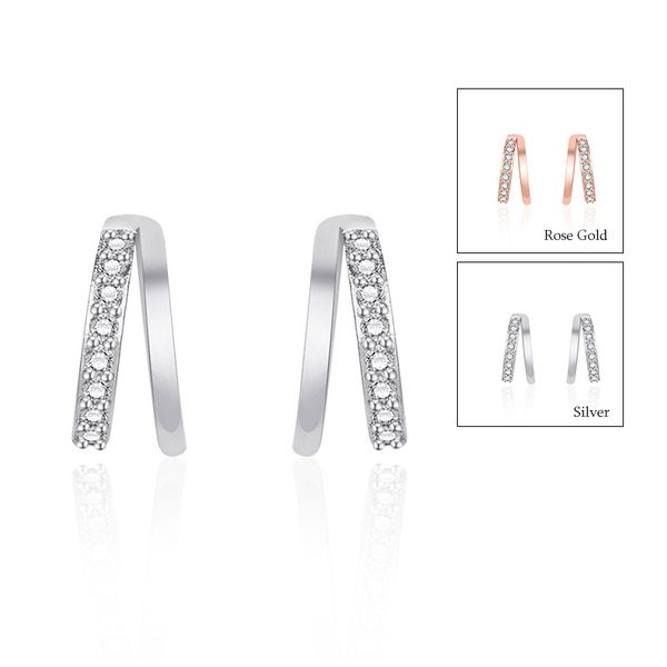 classic v shaped stud earrings pave setting aaa cubic zirconia for women rose gold/platinum plated silver ear studs earring jewelry gift, Golden;silver
classic v shaped stud earrings pave setting aaa cubic zirconia for women rose gold/platinum plated silver ear studs earring jewelry gift, Golden;silver