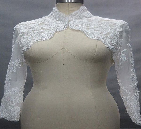solovedress new high neck lace wedding jacket long sleeves women custom made appliques lace cape bridal warps9086244, White
solovedress new high neck lace wedding jacket long sleeves women custom made appliques lace cape bridal warps9086244, White
