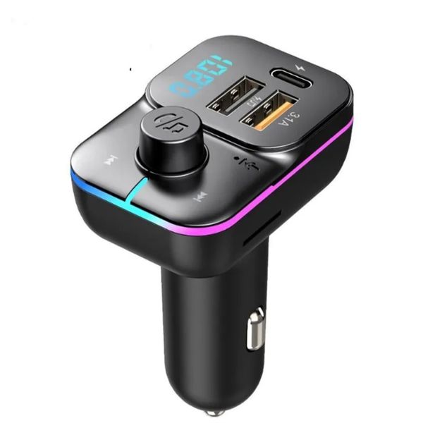 c24s car mp3 player with card/u disk music playback, atmosphere light, pd25w fast charging, bluetooth hands-calling, fm tra
c24s car mp3 player with card/u disk music playback, atmosphere light, pd25w fast charging, bluetooth hands-calling, fm tra