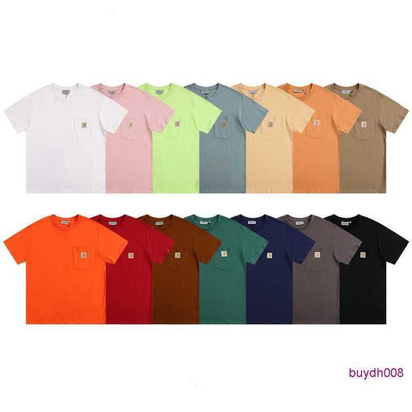fashion men's and women's t-shirt tooling brand carhart new autumn/winter spring/summer 2023 pocket series embroidered casual shor, White;black
fashion men's and women's t-shirt tooling brand carhart new autumn/winter spring/summer 2023 pocket series embroidered casual shor, White;black