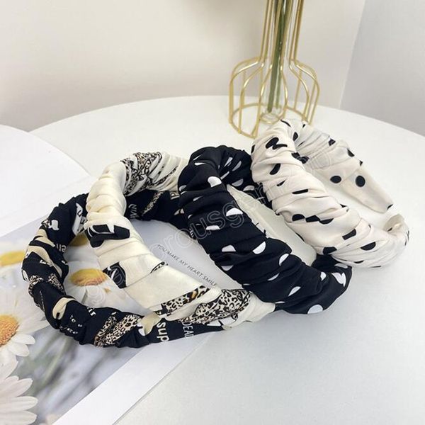 new fashion headband for women pleated hairband casual point flower headwear for turban hair accessories, Silver
new fashion headband for women pleated hairband casual point flower headwear for turban hair accessories, Silver