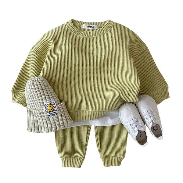 korean waffle cotton baby clothing sets kids boys girls spring autumn loose tracksuit +pants 2pcs sets clothes, White
korean waffle cotton baby clothing sets kids boys girls spring autumn loose tracksuit +pants 2pcs sets clothes, White