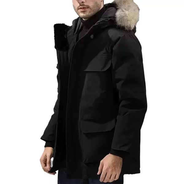 canadian winter goose jackets warm coatmen's fashion comfortable soft down casual designers men's slim outdoor thickened new98, Black
canadian winter goose jackets warm coatmen's fashion comfortable soft down casual designers men's slim outdoor thickened new98, Black