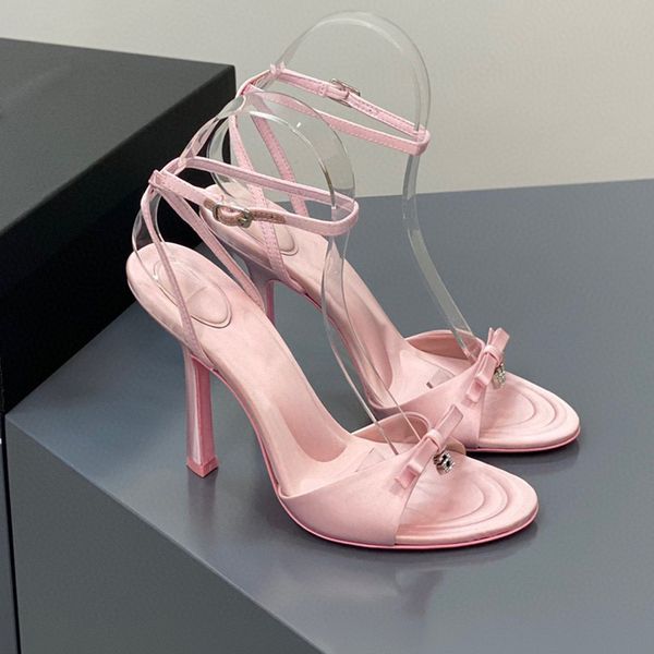 bow decoration stiletto sandals fashion real silk ankle buckle pumps women's genuine leather evening shoes luxury designers high shoes, Black
bow decoration stiletto sandals fashion real silk ankle buckle pumps women's genuine leather evening shoes luxury designers high shoes, Black
