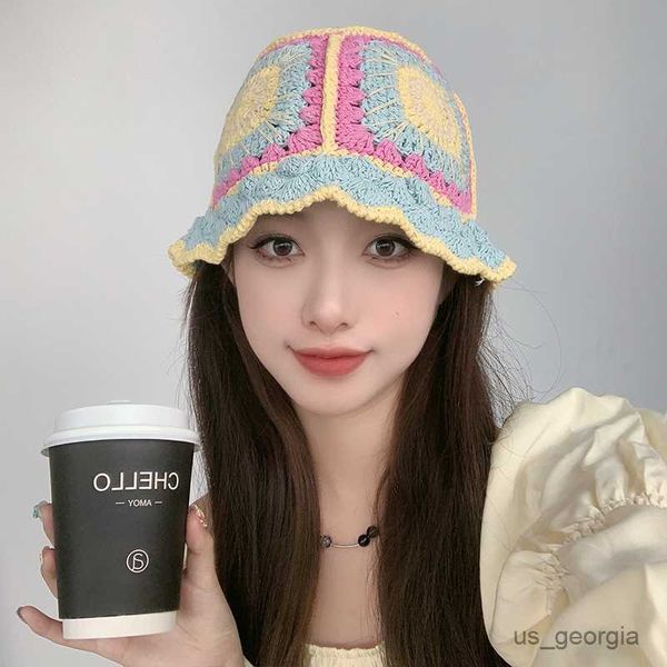 caps 2023 summer flower crochet hat funny novelty beanies knit cap bucket hat women style accessories r230628, Blue;gray
caps 2023 summer flower crochet hat funny novelty beanies knit cap bucket hat women style accessories r230628, Blue;gray