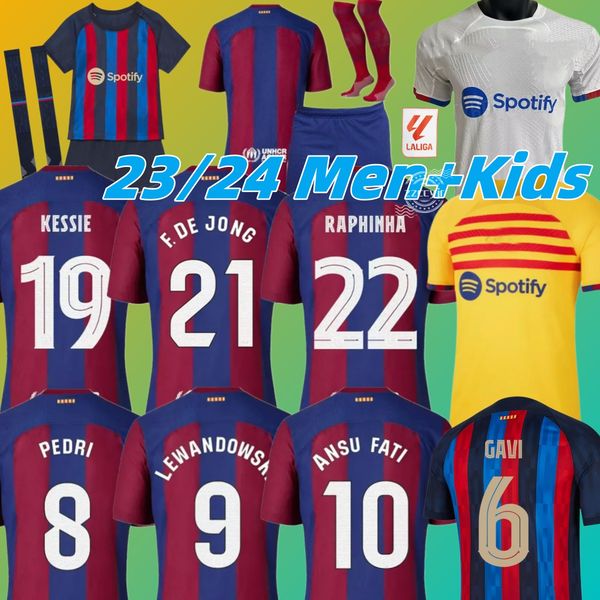 23 24 pedri gavi soccer jerseys lewandowski ferran camiseta de futbol gundogan barca raphinha 2023 ansu fati football shirt memphis barcelon, Black;yellow
23 24 pedri gavi soccer jerseys lewandowski ferran camiseta de futbol gundogan barca raphinha 2023 ansu fati football shirt memphis barcelon, Black;yellow
